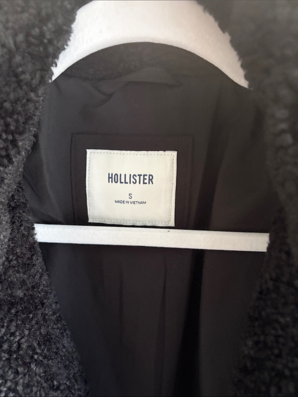 Hollister Black Men's Fleece Sport Coat
